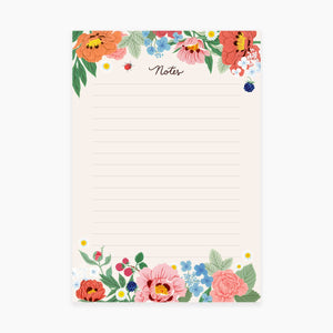 Flora & Fauna Notepad, multiple styles