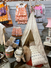 Load image into Gallery viewer, Woodland Child&#39;s Canvas Teepee

