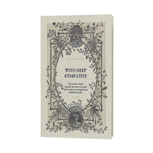 Load image into Gallery viewer, Literary Letterpress Sympathy Card
