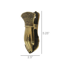 Load image into Gallery viewer, Brass Rococo Hand Clip
