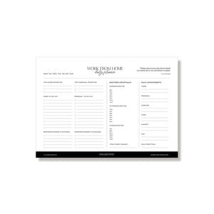 Work From Home Daily Planner
