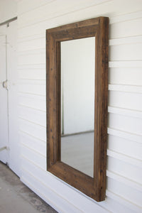 Meliae Wood Mirror