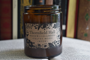 Thornfield Hall Literary Candle