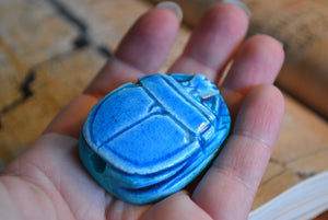 Handcarved Soapstone Scarab