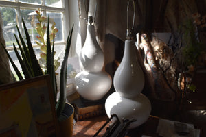 Groovy White Lamp