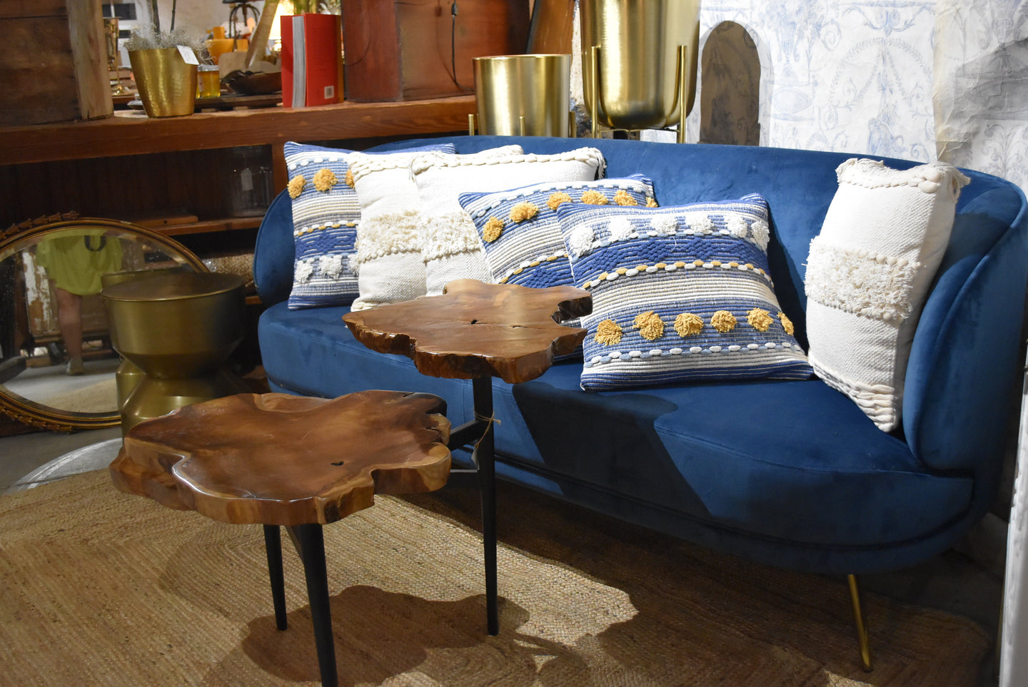 Luna Velvet Sofa
