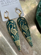 Crane Earrings