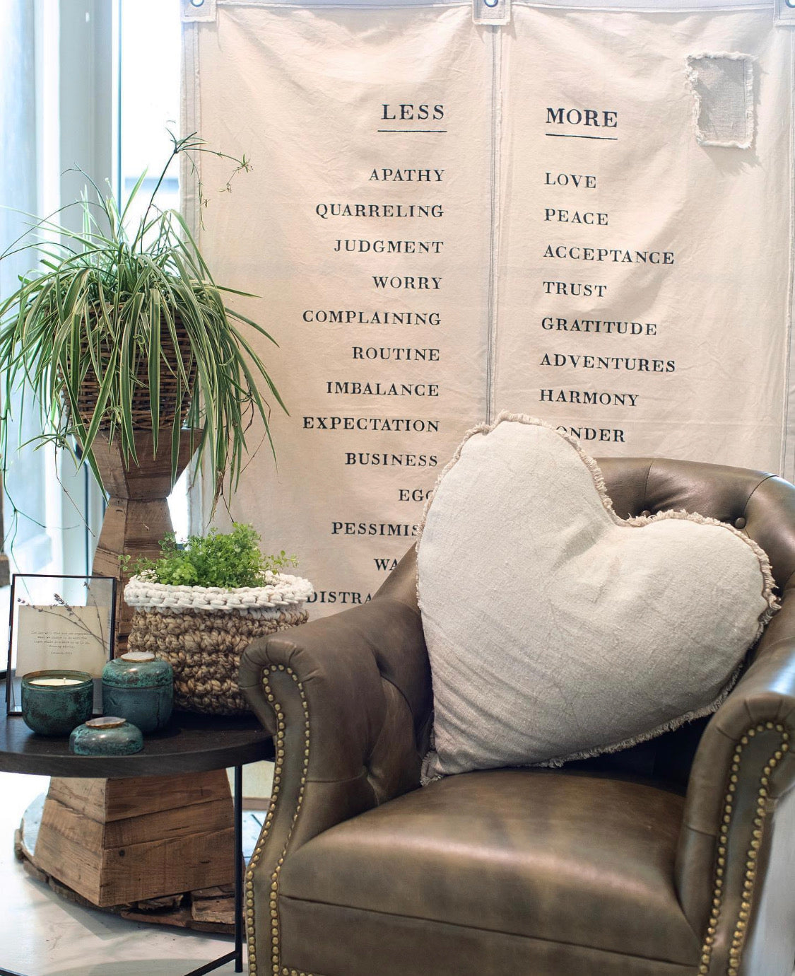 tarp wall Room-Defining Inspirational Wall Tarp