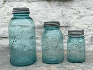 Vintage Blue Ball Jar, multiple styles