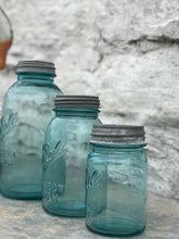 Load image into Gallery viewer, Vintage Blue Ball Jar, multiple styles
