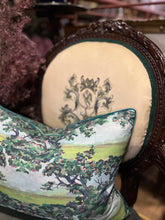 Load image into Gallery viewer, Antique French Balloon-back Bespoke Lovebird Armchair
