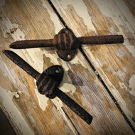 Hand and Bar Wall Hooks