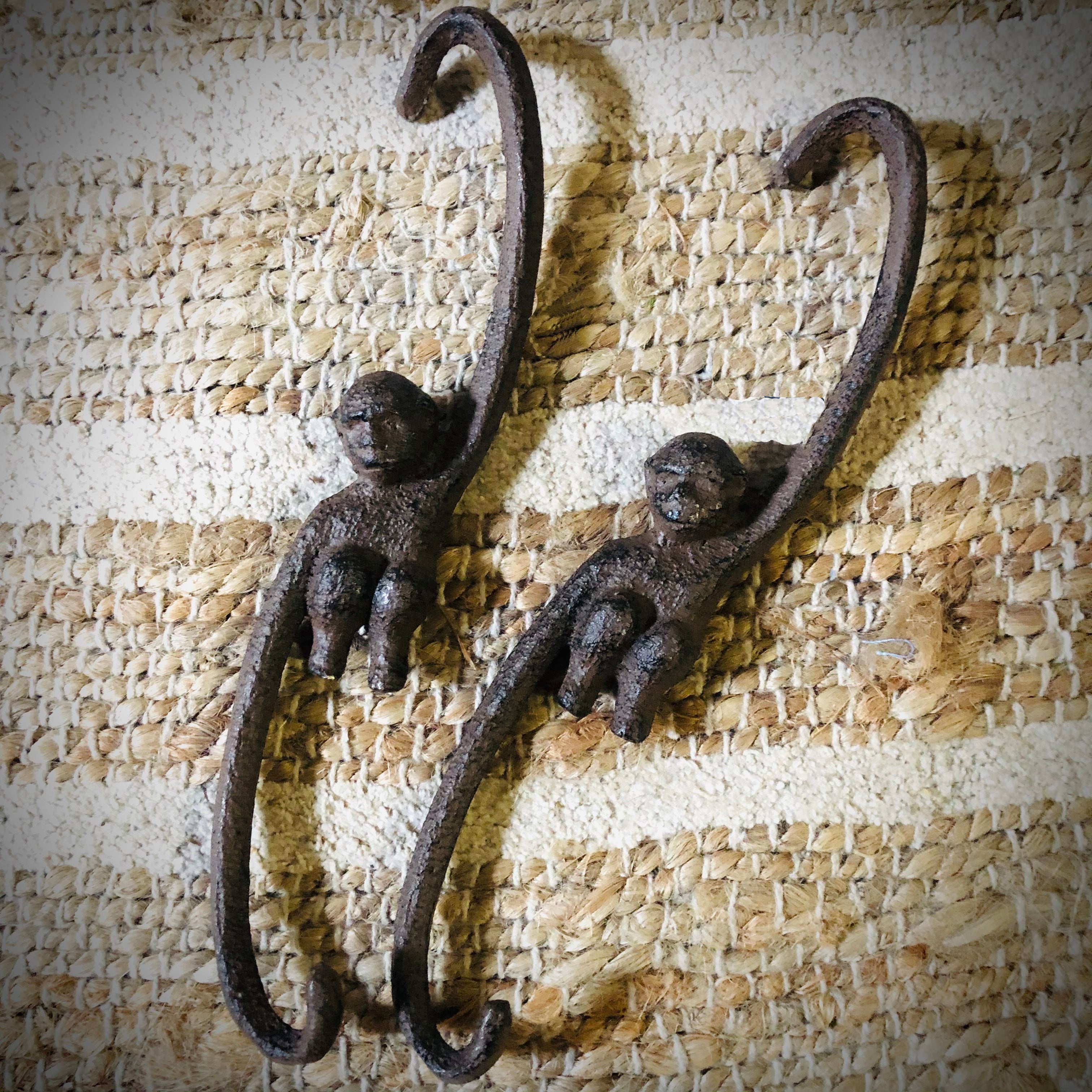 money plant hooks Cast Iron Monkey Hook – Chartreuse & co