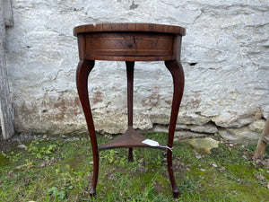 Antique Italian Inlaid Stand/Side/Night/End Table