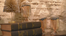 Load image into Gallery viewer, Handblown Helix Match Cloche
