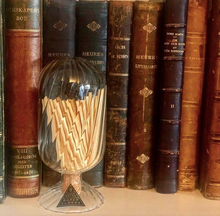 Load image into Gallery viewer, Handblown Helix Match Cloche
