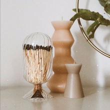 Load image into Gallery viewer, Handblown Helix Match Cloche
