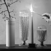 Load image into Gallery viewer, Handblown Helix Match Cloche
