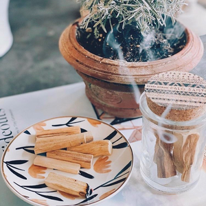 Palo Santo, Jar & Set of 12 Sticks