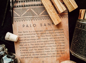 Palo Santo, Jar & Set of 12 Sticks