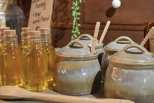 Load image into Gallery viewer, Verdigris Honey Jar
