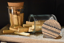 Load image into Gallery viewer, Palo Santo, Jar &amp; Set of 12 Sticks
