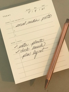 "Today" Block Notepad