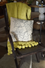 Load image into Gallery viewer, Botanical Embroidered Pillow, multiple styles
