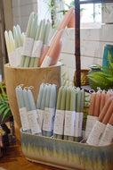 Colorful Beeswax Candle Pair, multiple styles