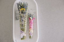 Load image into Gallery viewer, Floral Sage Bundle w/ Crystal, multiple styles

