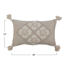 Load image into Gallery viewer, Cotton &amp; Linen Lumbar Pillow
