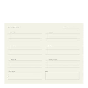 Overview Notepad, multiple styles