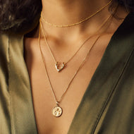Mini AWE Goddess Coin Pendant w/ Chain, multiple styles