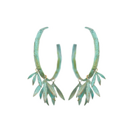 Bamboo Hoop Earrings