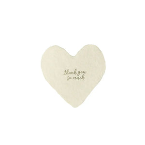 Wee Foiled Handmade Heart, multiple styles