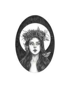 Moon Goddess Fine Art Print, multiple styles