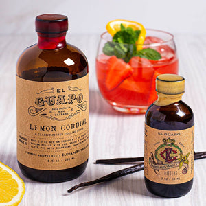 Award-winning El Guapo Cordial/Syrup, multiple styles
