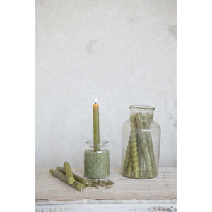 Moss Candles, Set of 12