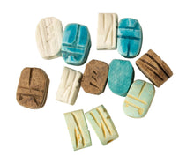Load image into Gallery viewer, Tiny Handcarved Soapstone Scarab, multiple styles
