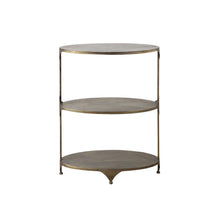 Load image into Gallery viewer, Golden Oval 3-Tiered Tray/Shelf
