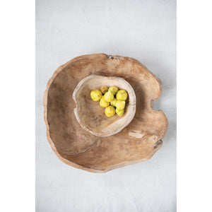 Massive Teak Bowl
