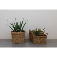 Load image into Gallery viewer, Handwoven Seagrass Basket, multiple styles
