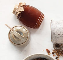 Load image into Gallery viewer, Verdigris Honey Jar
