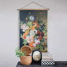 Load image into Gallery viewer, Botanical Bamboo Scroll Tapestry
