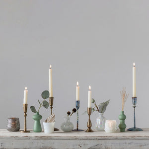 Hand-Forged Hammered Candle Holder