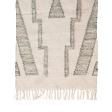 Load image into Gallery viewer, Handwoven Wool &amp; Cotton Azure Kilim Runner
