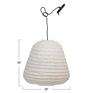Handmade Paper Pendant Lamp