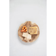 Load image into Gallery viewer, Teak Serving Board/Riser/Charger
