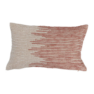 Rose Cotton Lumbar Pillow