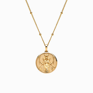 Mini AWE Goddess Coin Pendant w/ Chain, multiple styles